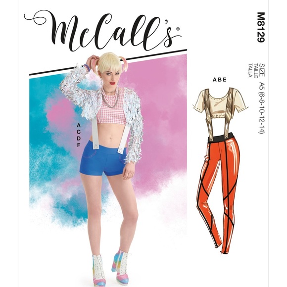 🦹🏻♀️ McCall’s Cosplay Costume Sewing Pattern 8129 A5 - Picture 1 of 7